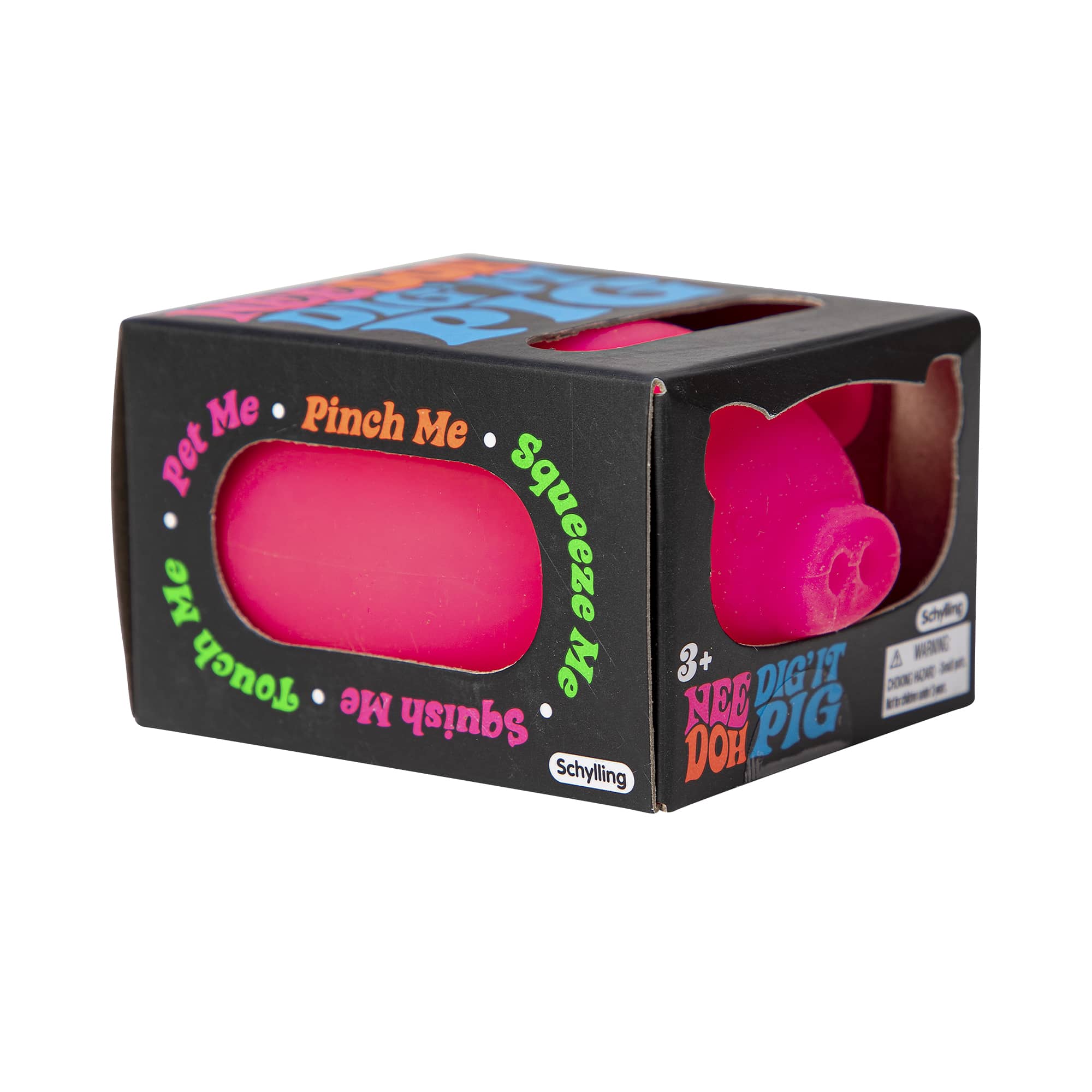 Cute Collectible NeeDoh Dig’ It Pig | Select Velvet Canopy - Cute Animal-Shaped NeeDoh Fidget Toy for Kids Detail