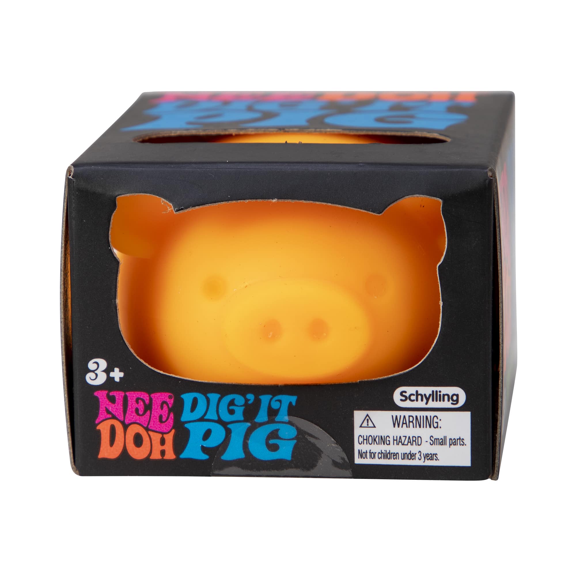 Cute Collectible NeeDoh Dig’ It Pig | Select Velvet Canopy - Cute Animal-Shaped NeeDoh Fidget Toy for Kids Detail