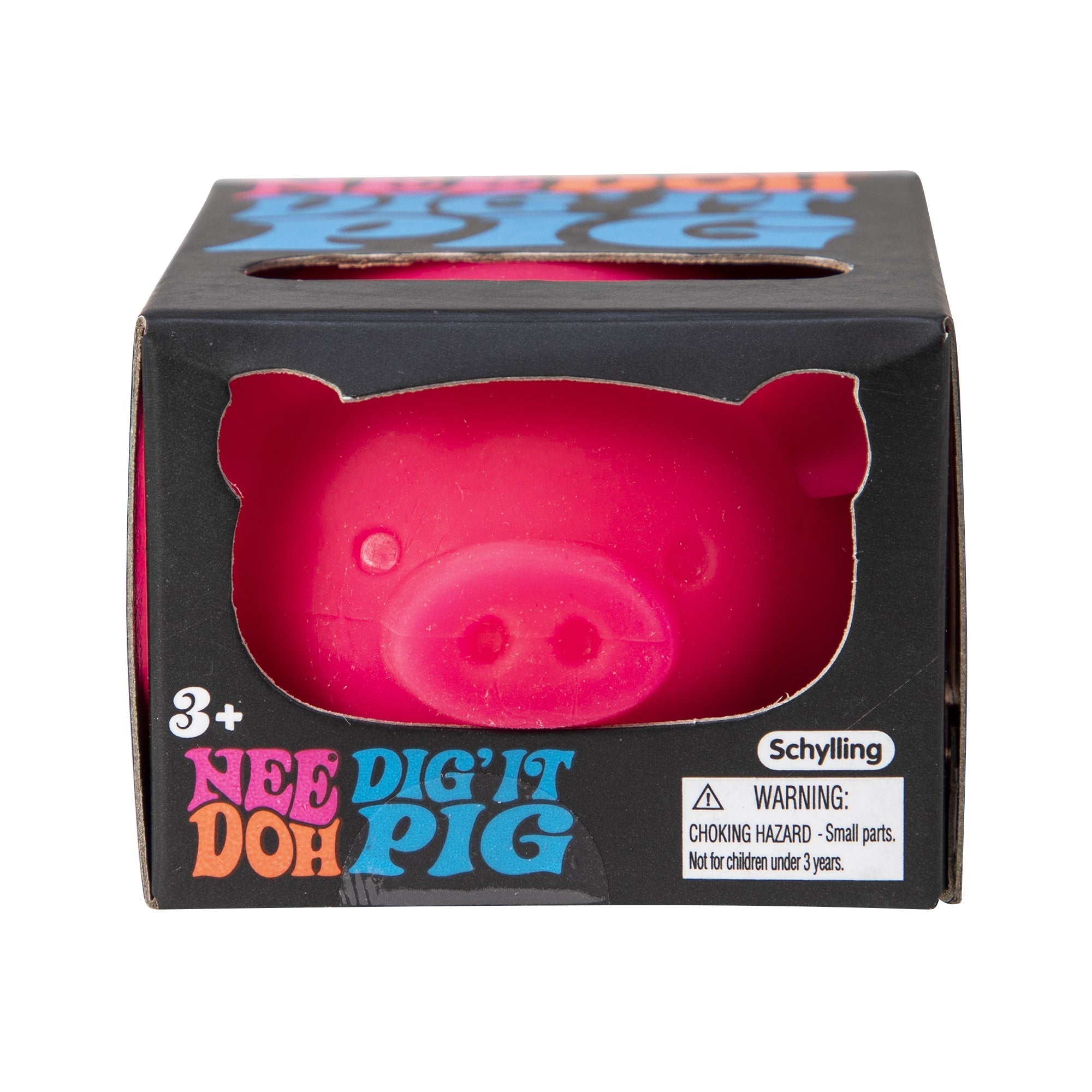 Cute Collectible NeeDoh Dig’ It Pig | Select Velvet Canopy - Cute Animal-Shaped NeeDoh Fidget Toy for Kids Detail