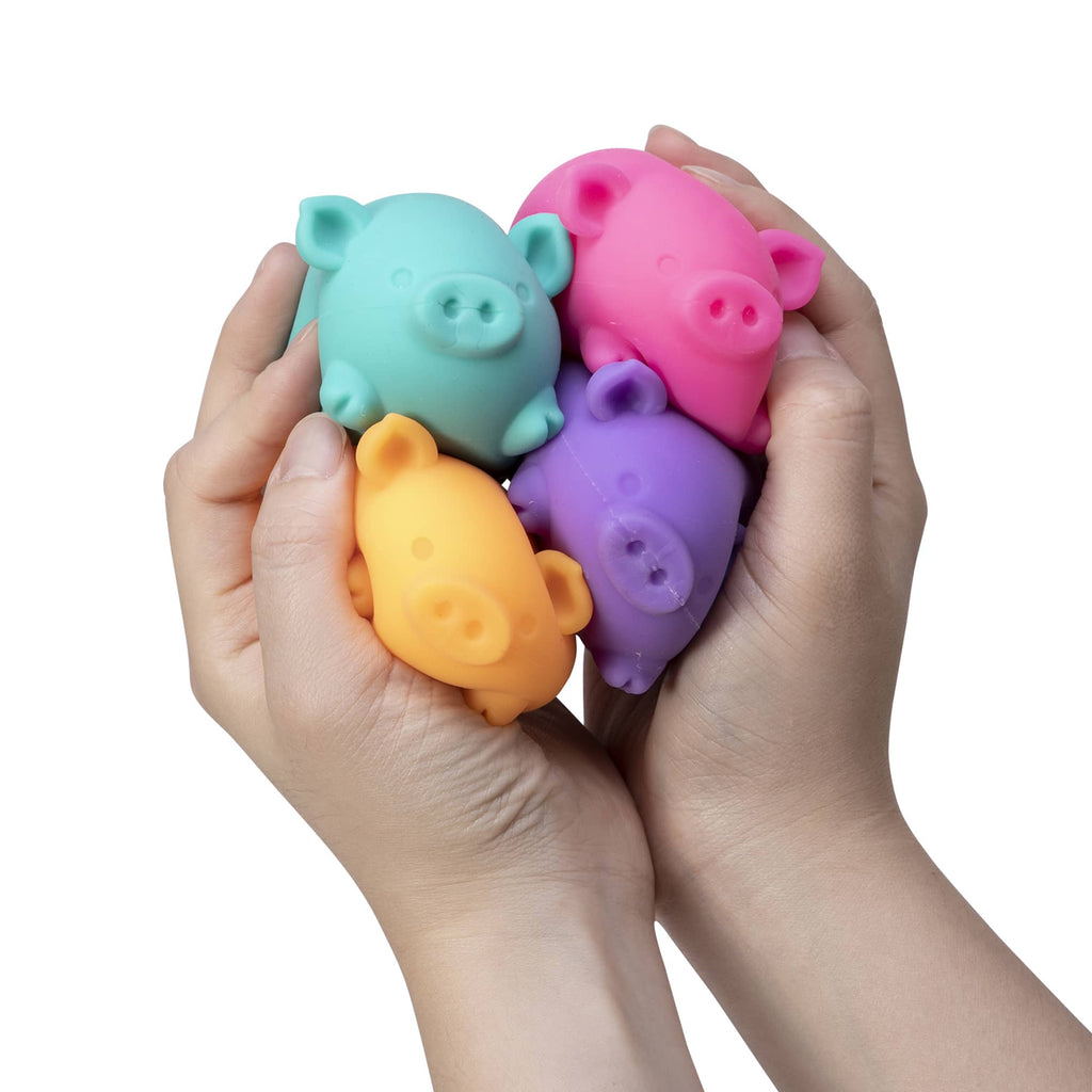 Cute Collectible NeeDoh Dig’ It Pig | Select Velvet Canopy - Cute Animal-Shaped NeeDoh Fidget Toy for Kids Detail