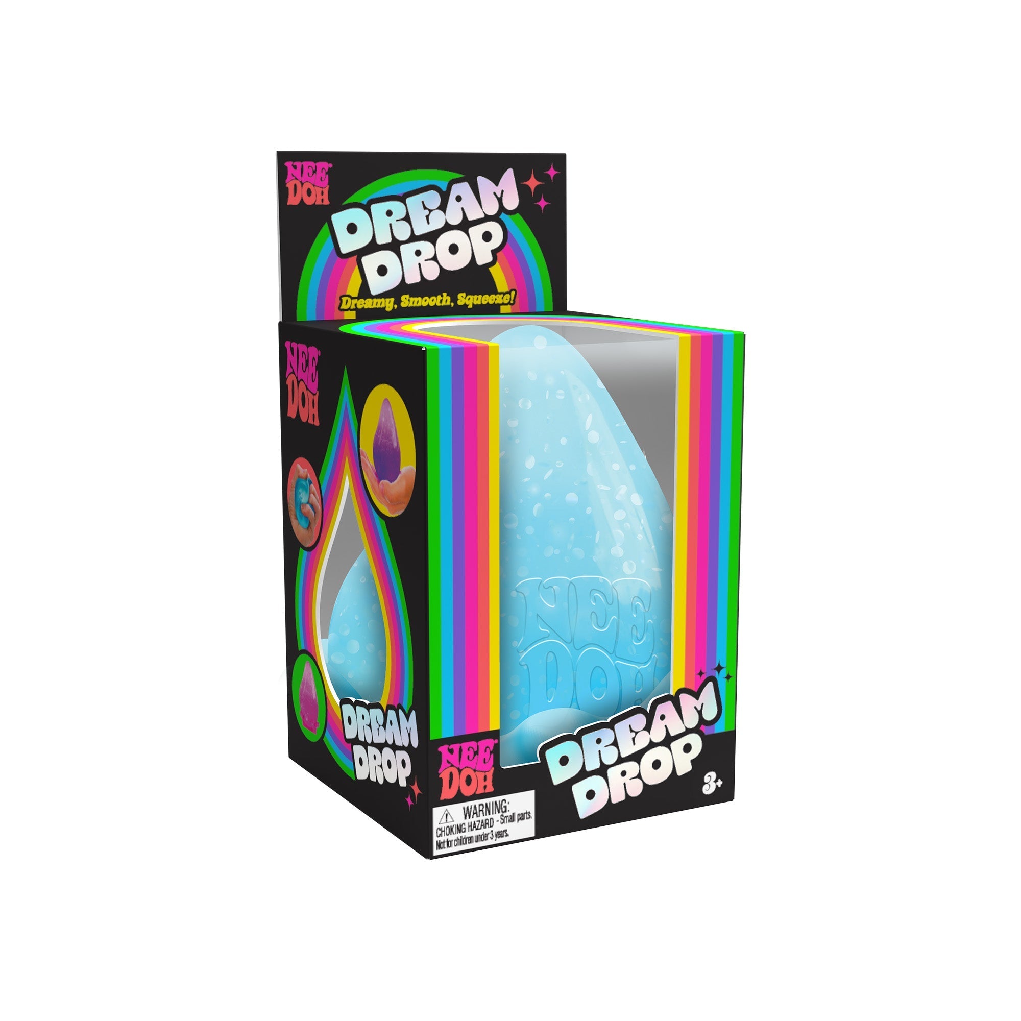 Fun Food Fidget NeeDoh Dream Drop | Select Linen Ridge - Fun Food Fidget Cookie Squishable Toy Detail