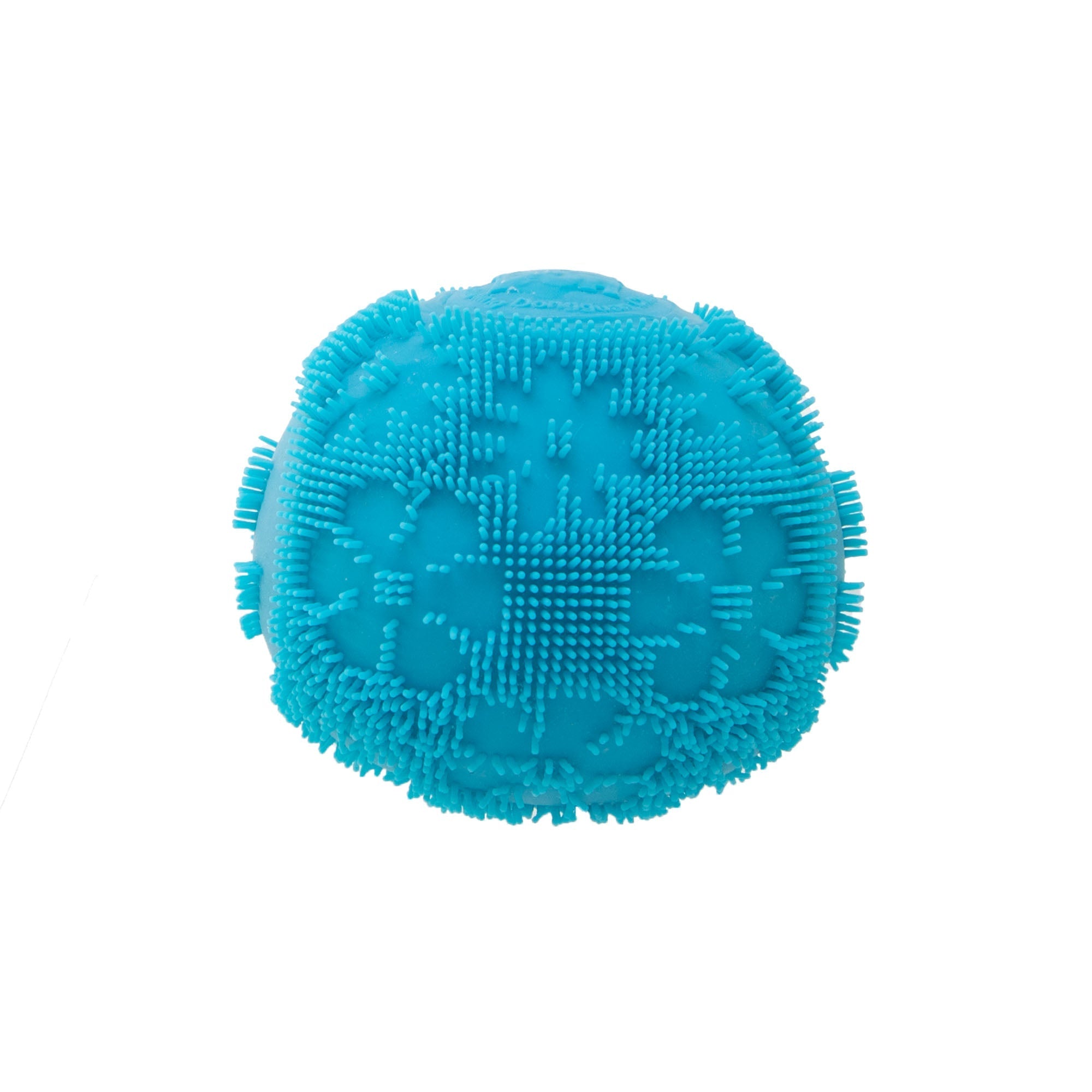 Spiky Ribbed NeeDoh Fuzz Ball Flower Power | Signature Elm Point - Shaggy Tactile Ribbed Stress Relief Toy Detail