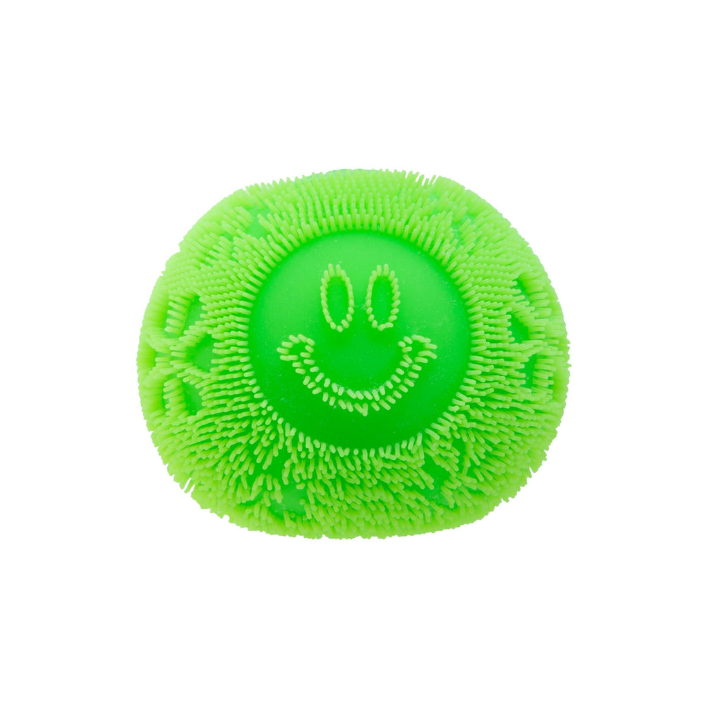 Spiky Ribbed NeeDoh Fuzz Ball Flower Power | Signature Elm Point - Shaggy Tactile Ribbed Stress Relief Toy Detail