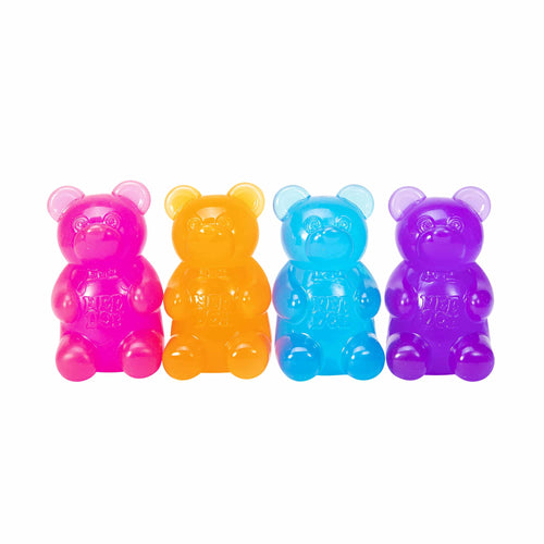 Adorable Character NeeDoh Gummy Bear | Edition Canyon Forest - Collectible Shaggy Monster Squishable Toy Detail