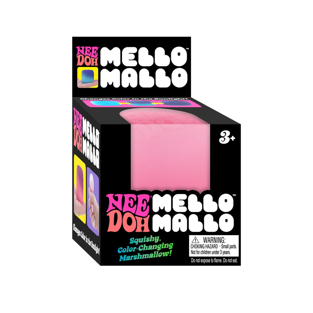 Playful Geometric NeeDoh Mello Mallo | Series Stone Harbor - Squishy Dohnut Sweet Treat Shaped Stress Toy Detail