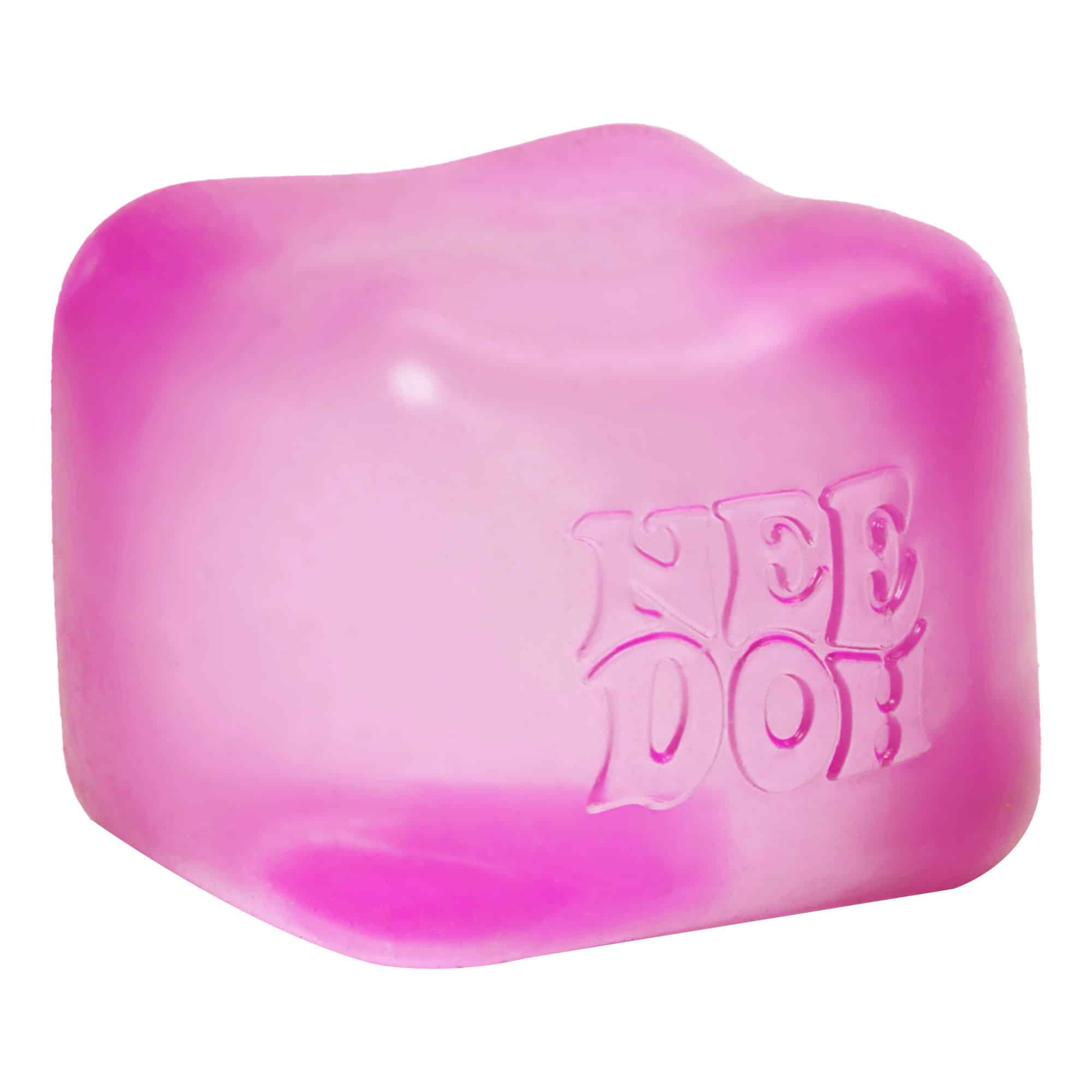 Ice-Cube Texture NeeDoh Nice Cube | Series Elm Bridge - 3-Piece Assorted Nice Cubes Pack for Fidgeting Detail