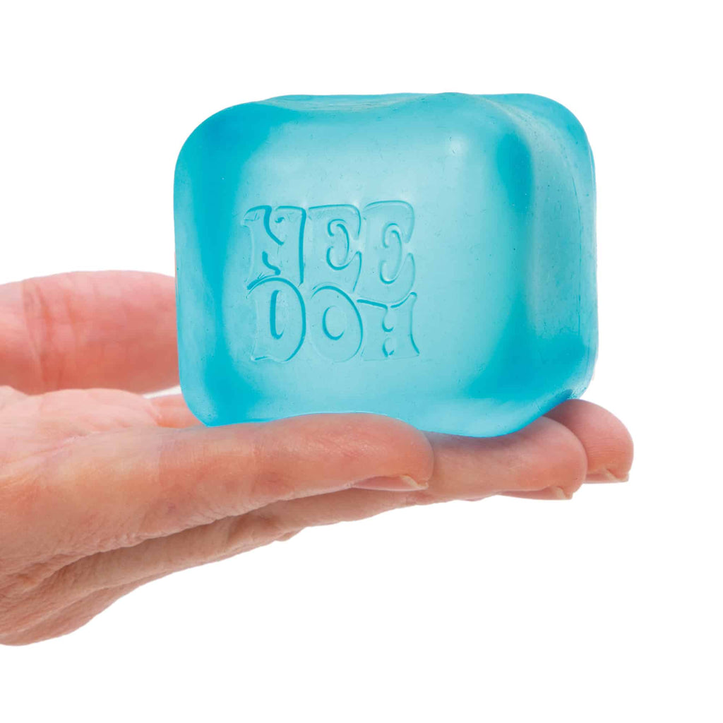 Ice-Cube Texture NeeDoh Nice Cube | Series Elm Bridge - 3-Piece Assorted Nice Cubes Pack for Fidgeting Detail
