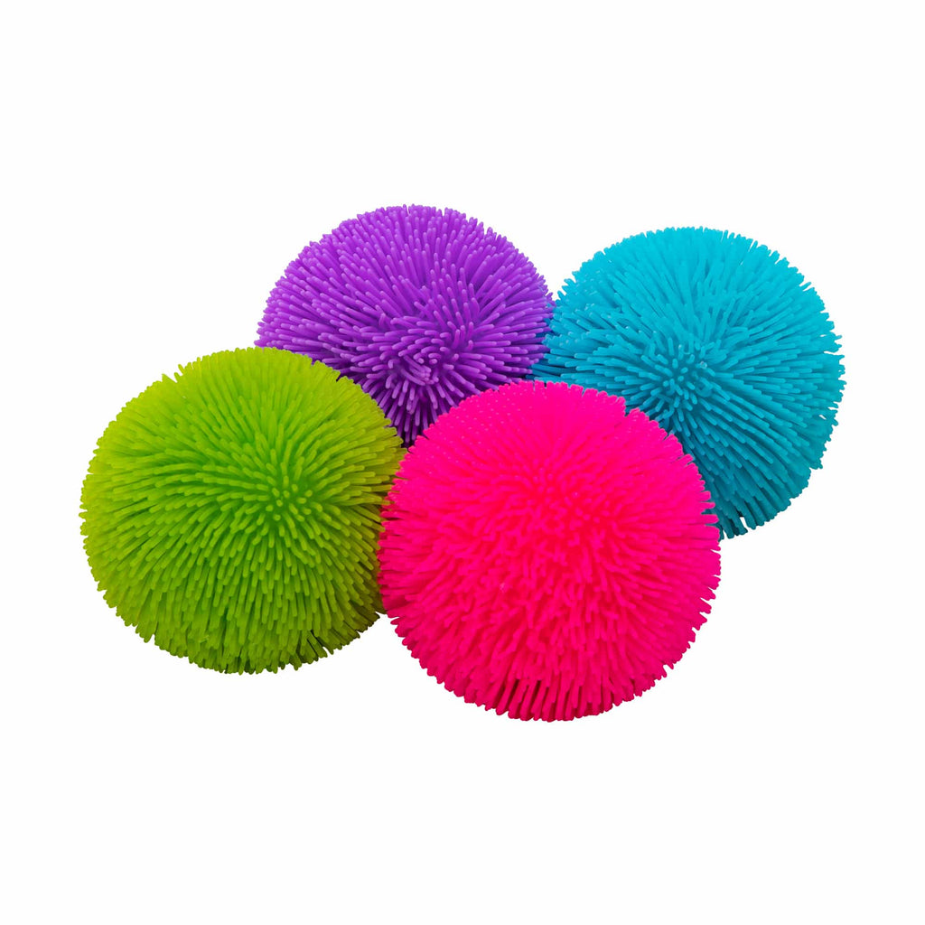 Fuzzy Flocked Shaggy NeeDoh | Collection Winter Creek - Fuzzy Flocked Textured Sensory Fidget Ball Detail