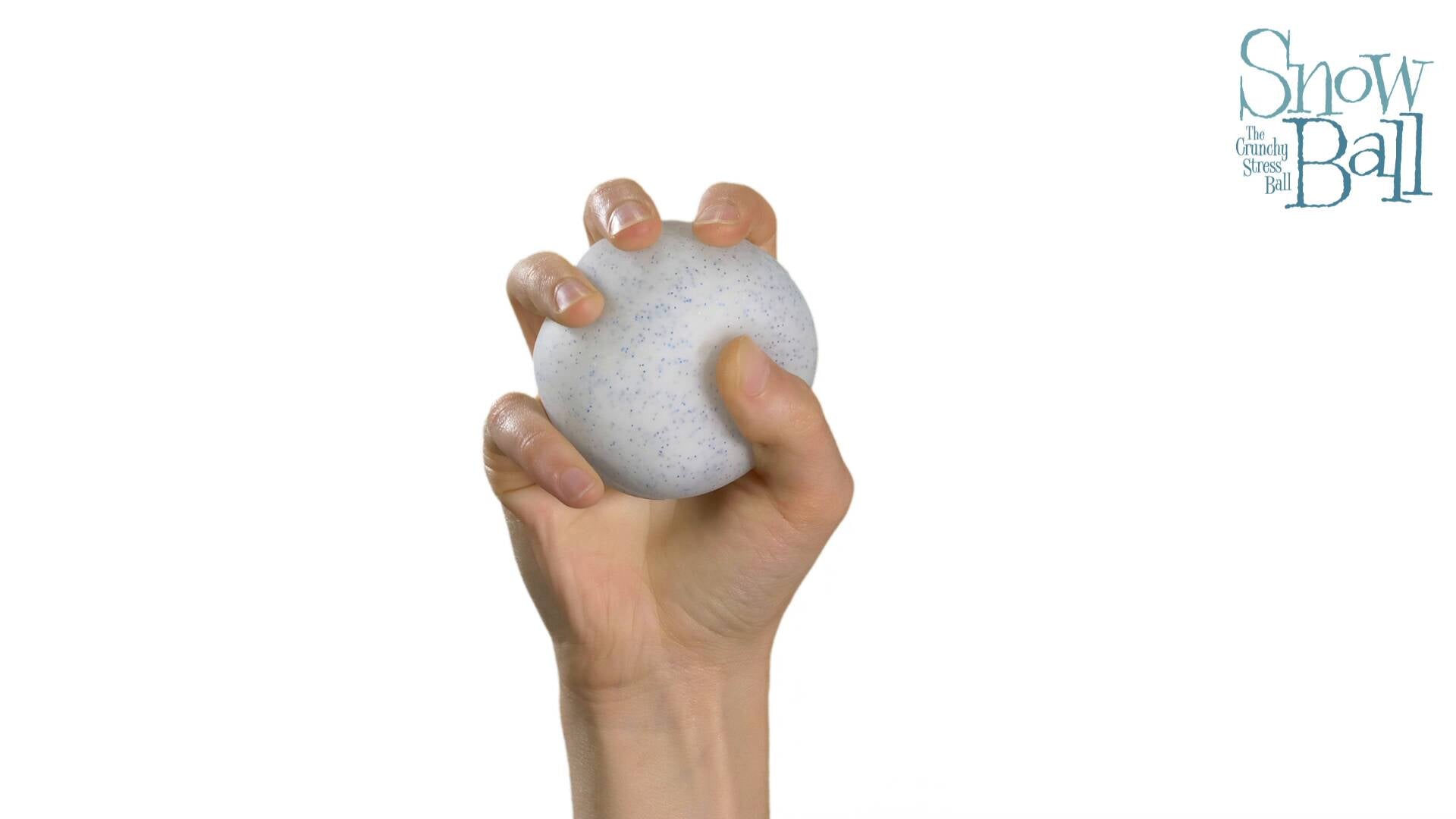Translucent Jelly Snow Ball Crunch | Reserve Harbor Grove - Crystal Clear Squishable Ice Cube NeeDoh Detail