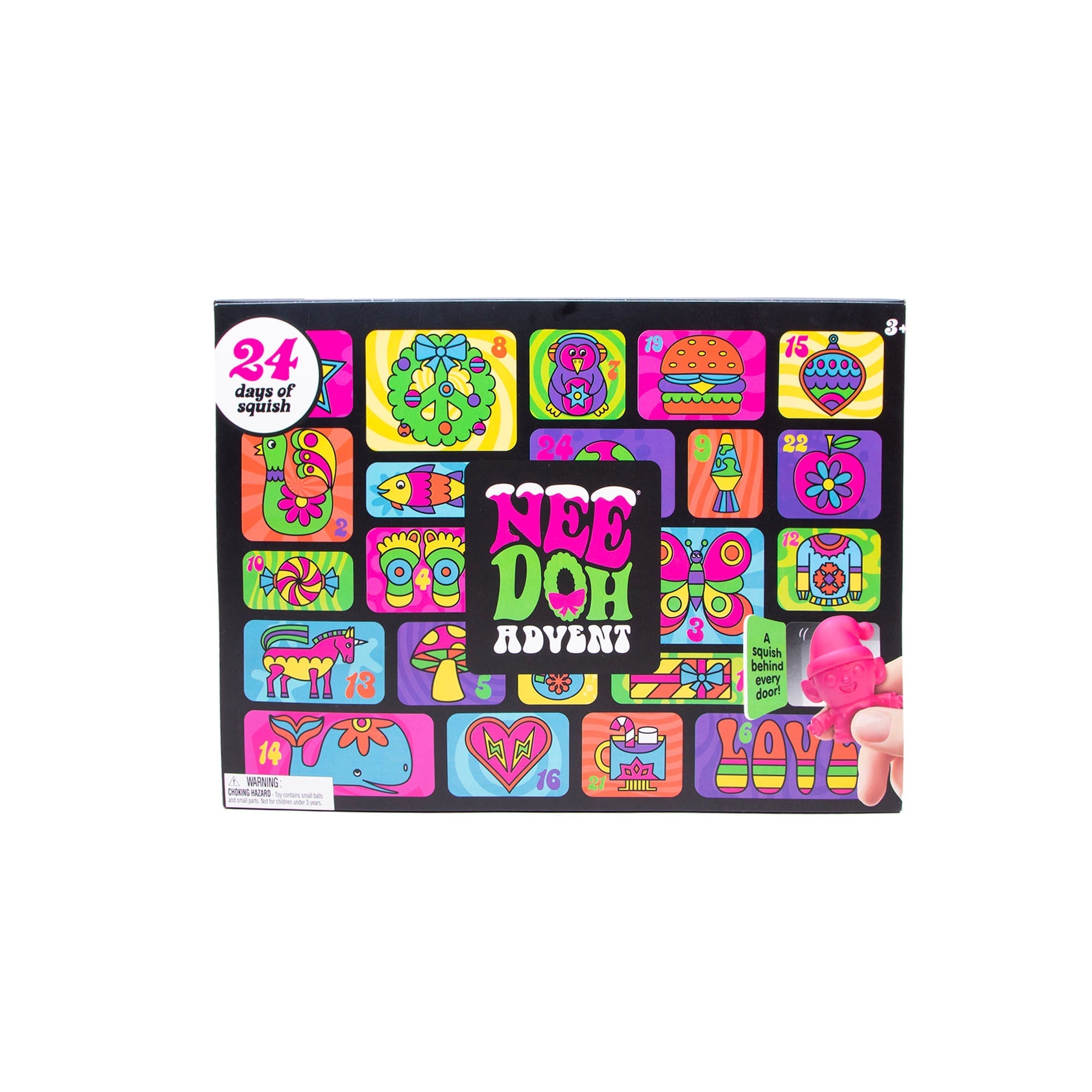 Portable Teenie NeeDoh Advent Calendar | Signature Copper Summit - Mini Groovy Glob Portable Stress Toy Set - Default Title