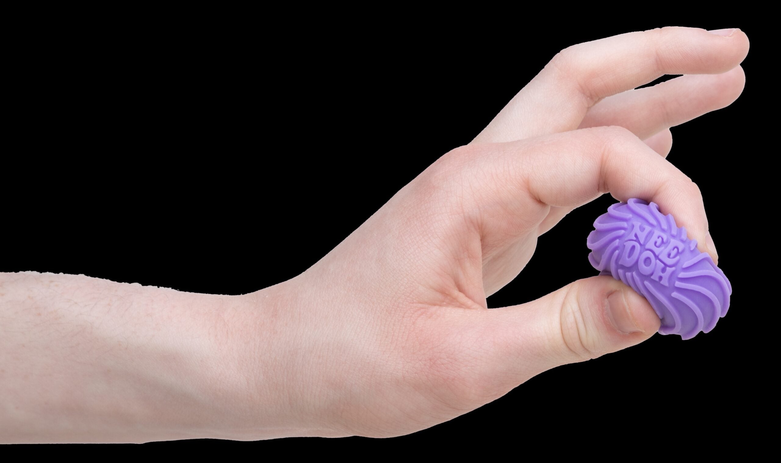 Micro Squishy NeeDoh Teenie Singles | Select Clover Shore - Mini Groovy Glob Portable Stress Toy Set Detail